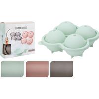 Eiswürfelform Tio - Hellrosa/Grau, Basics, Kunststoff (16/15/7cm)