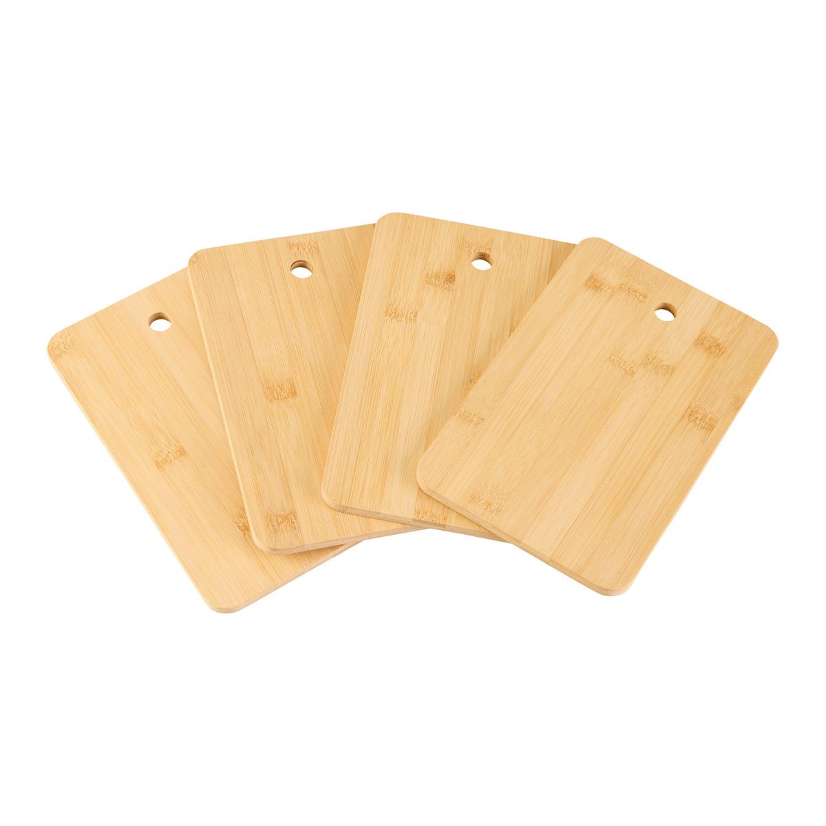 Sada kuchyňských prkének ROXY - černá/přírodní barvy, Konvenční, kov/přírodní materiály - Mömax