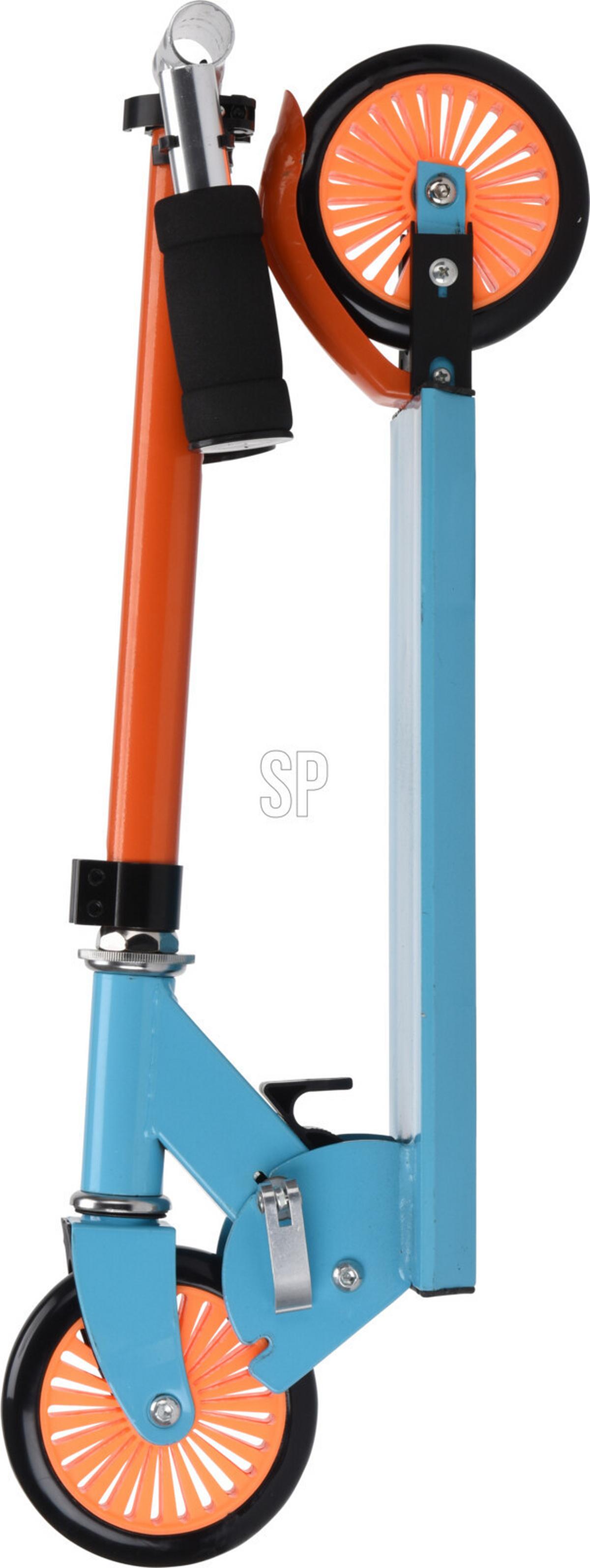 Kinderscooter Roller Blau-Orange - Multicolor, Basics, Metall (90/81/90cm) - BUNINO