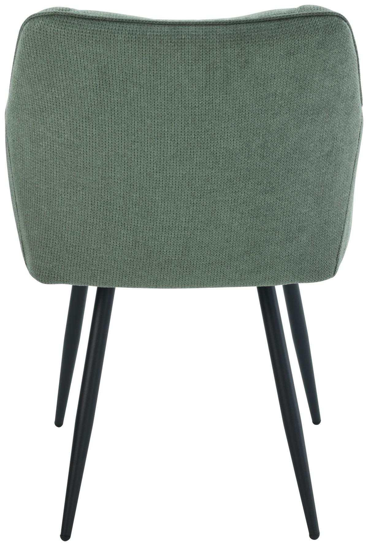 Karosszék Caro 2 Giga S - fekete/zöld, Konventionell, textil/fa (55/83/61cm) - Nedis SmartLife