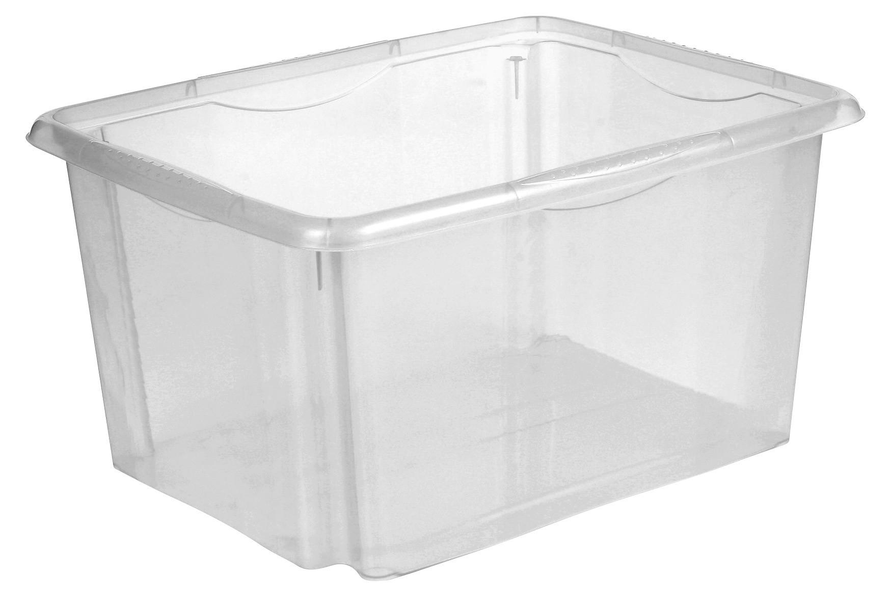 Aufbewahrungsbox Emil Dreh- und Stapelbar Kunststoff 24 L - Transparent, KONVENTIONELL, Kunststoff (41/34,5/22cm)