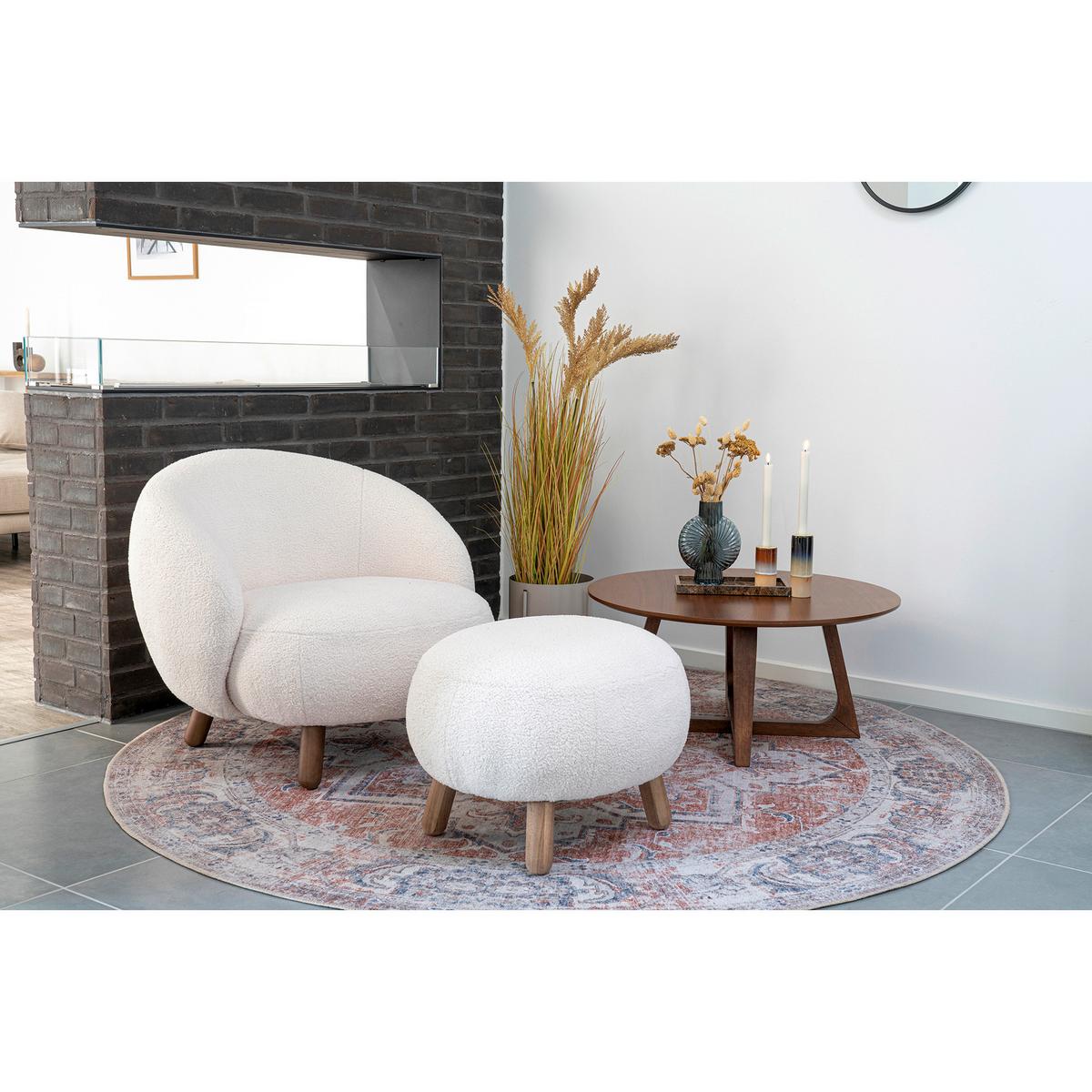 Couchtisch Hellerup Walnussfarben B: 75cm - Walnussfarben, Design, Holzwerkstoff (75/75/36cm) - MID.YOU