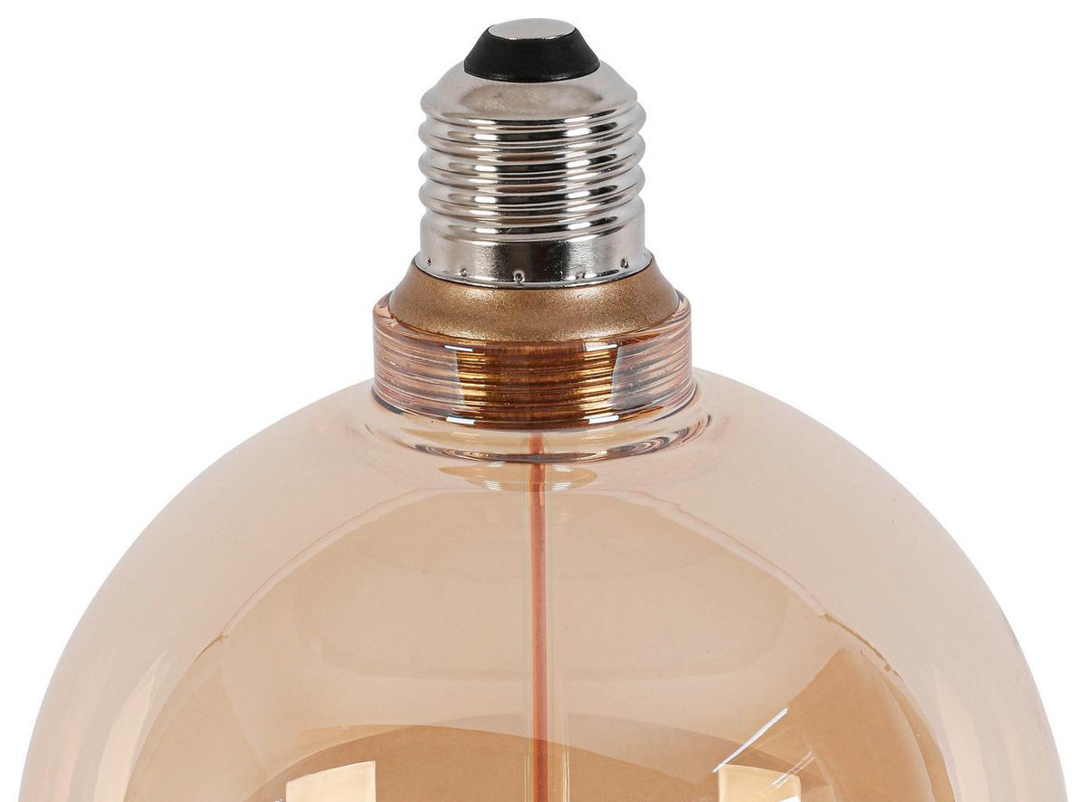 LED ŽIAROVKA C82222MM - jantárová, Konventionell, kov/sklo (12,5/16,6cm) - Modern Living