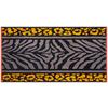 Strandtuch La Palma - Orange/Grau, KONVENTIONELL, Textil (75/150cm) - Ondega
