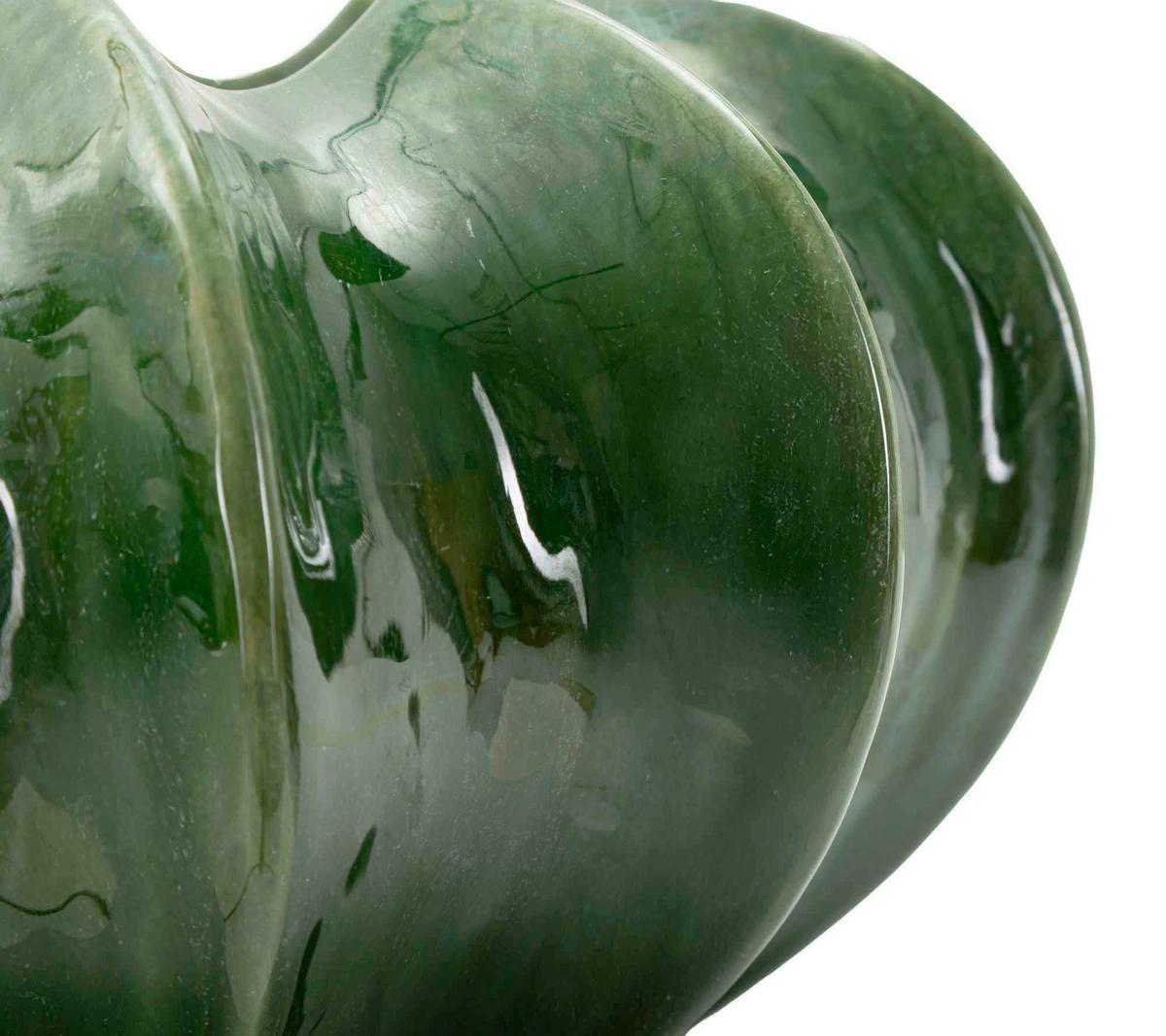 Vase Cactus Basket Grün B: 31 cm - Grün, Basics, Keramik (31/16/31cm)