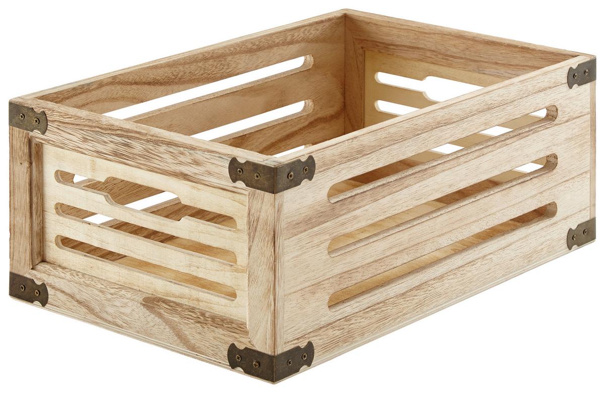 BEDNA RONNY - přírodní barvy, dřevo (32/19/12cm) - Mömax