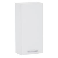 ZÁVESNÁ SKRINKA MX 176 - VERONA VR 04 - biela/strieborná, Konventionell, kompozitné drevo/plast (32,6/70/20cm)