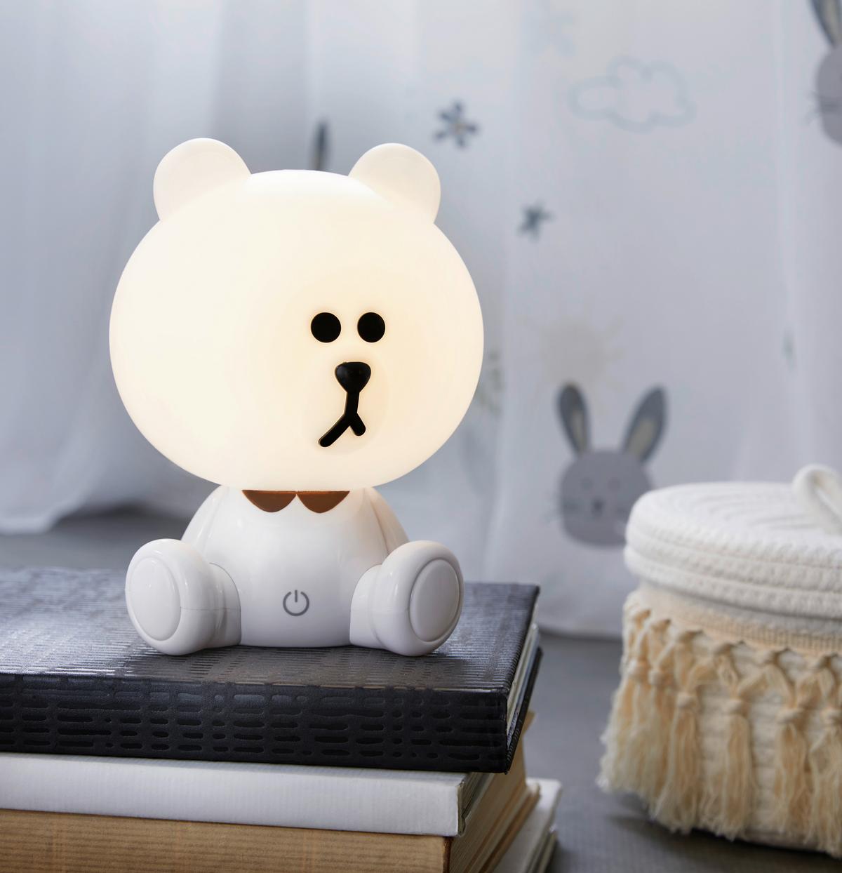 Stolní LED lampa Bärli V: 14,5cm, 2,5 Watt - bílá, Lifestyle, plast (19,2/14,5cm) - Mömax