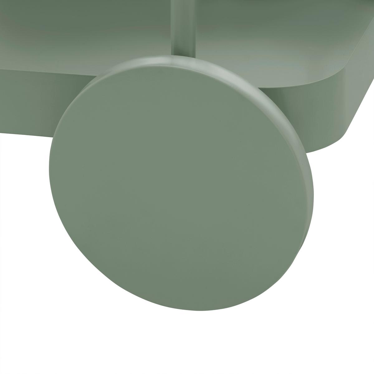 SERVÍROVACÍ VOZÍK DESINO -EXKLUSIV- - zelená, Moderní, kov (70/70/43cm) - Mömax