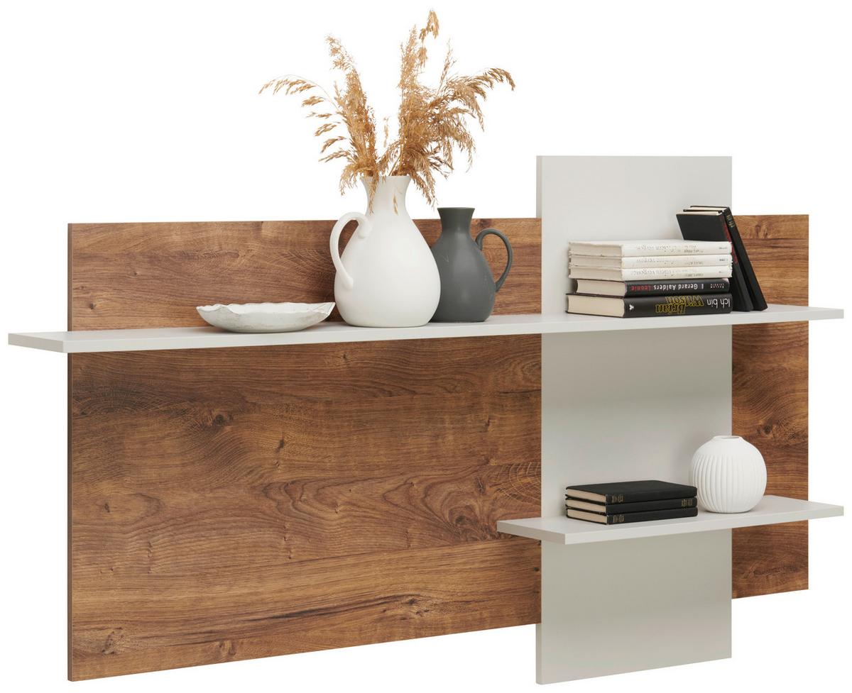 Wandboard Arian B: 150 cm Eiche Dekor/Hellgrau - Eichefarben/Hellgrau, MODERN, Holzwerkstoff (150/85,3/19,6cm)