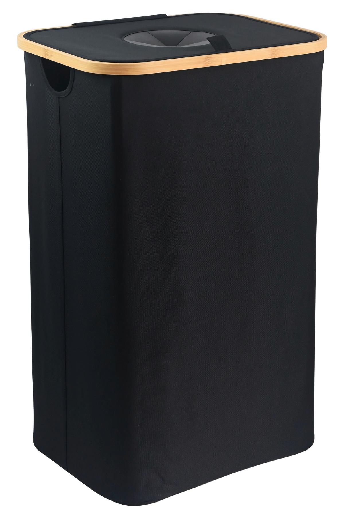 KÔŠ NA FĽAŠE PET - čierna, Konventionell, kartón/koža (44/33/70cm) - Mömax