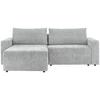 Ecksofa Dallas - Schwarz/Grau, MODERN, Holz/Kunststoff (173/258cm)