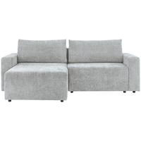 Ecksofa Dallas - Schwarz/Grau, MODERN, Holz/Kunststoff (173/258cm)