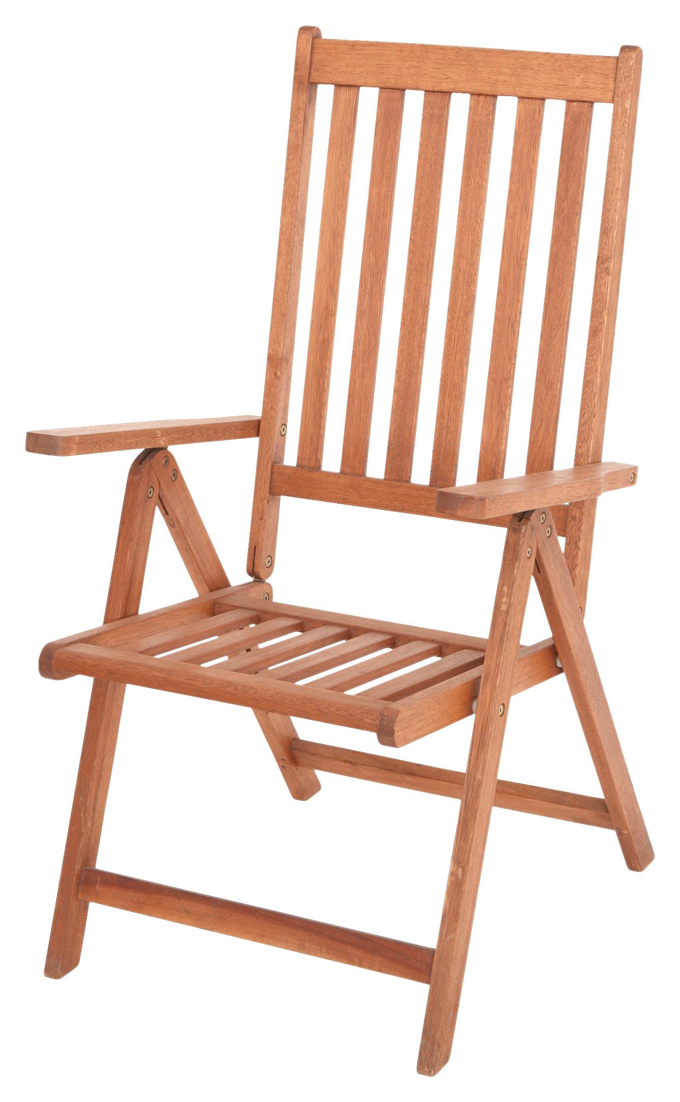 Gartenklappsessel-Set Vitoria Klappsessel - Naturfarben, MODERN, Holz (59/113/70cm) - Gardenson