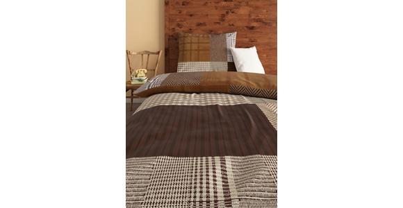 Renforce Bettwäsche 140x200 Cm Bridget Baumwolle Braun - Braun, ROMANTIK / LANDHAUS, Textil (140/200cm) - James Wood