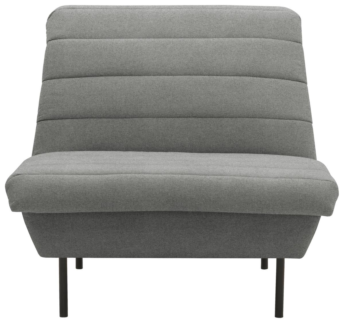 Sessel Looks Ix - Graubraun/Schwarz, Design, Textil (92/92/103cm) - LOOKS by W.Joop