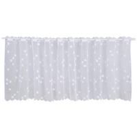 Gardine transparent Sabine BxL: 45x150cm - Weiß, KONVENTIONELL, Textil (45/150cm) - Ondega