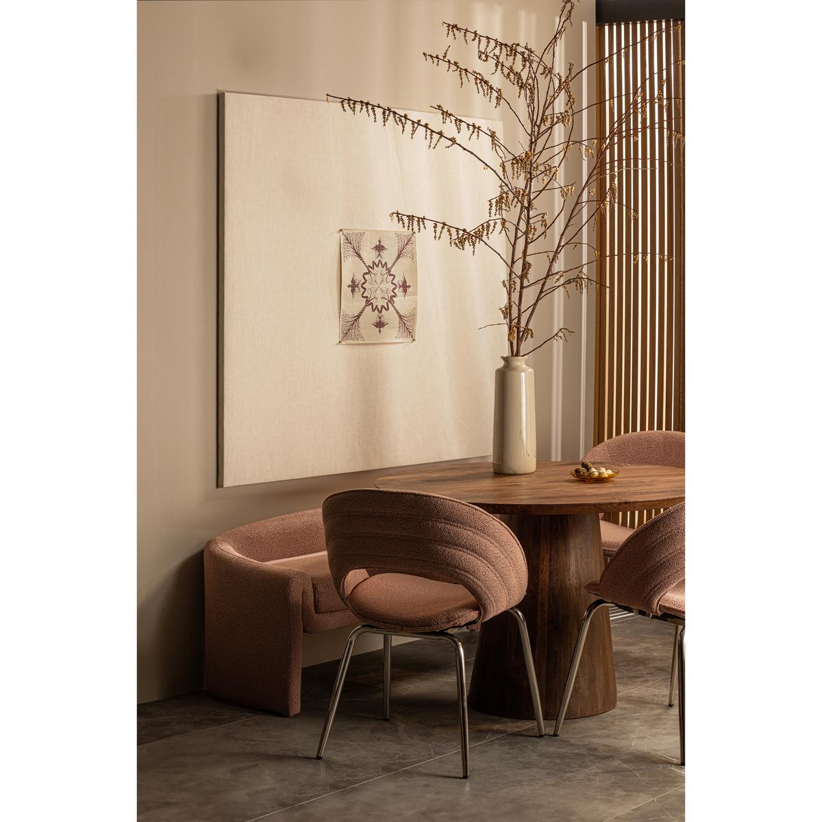 Esstisch Limit Walnussfarben L: 130 cm - Walnussfarben, Design, Holz (130/130/76cm) - Livetastic
