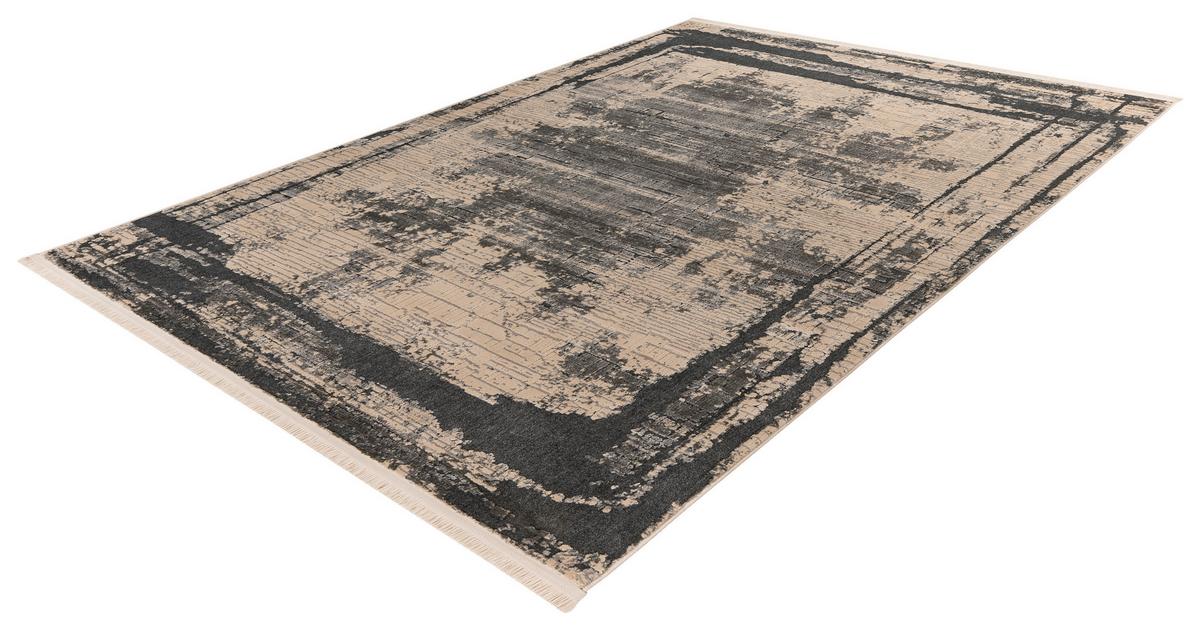 Teppich Adeon 200 Grau B: 120 Cm - Grau, KONVENTIONELL, Textil (120/170cm)