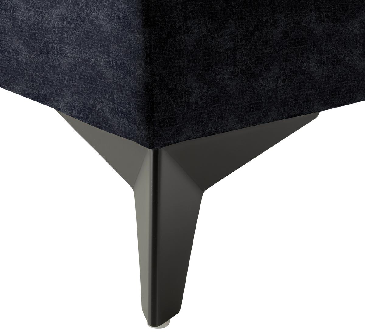 Rohová sedačka U SIERRA, pravá, antracitová INFINITY - antracitová, Moderní, kov/textil (181/364/230cm) - Mömax