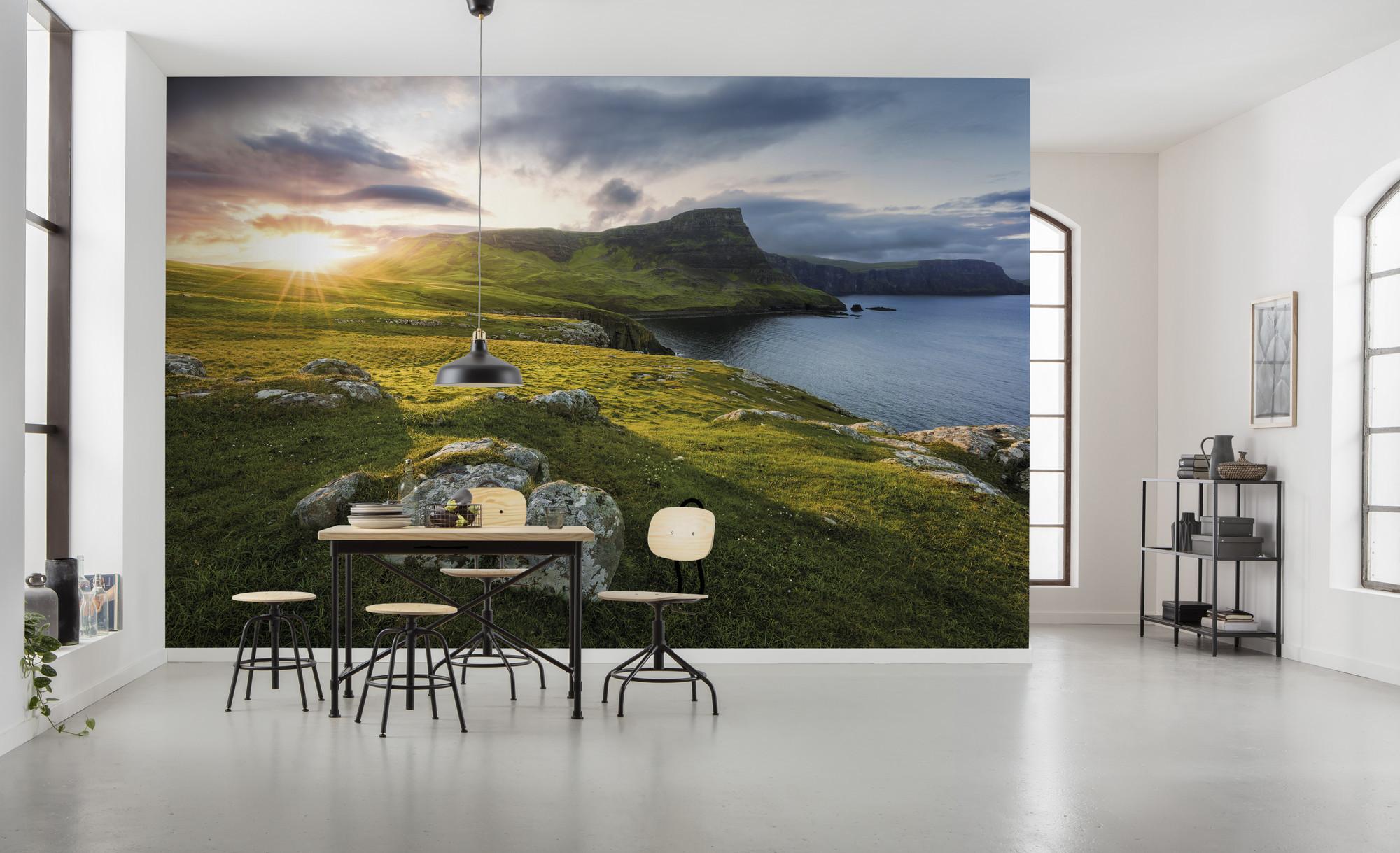 Fototapete Scottish Paradise - Multicolor, Trend, Textil (450/280cm)
