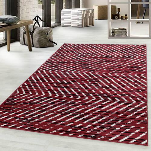 Webteppich Rot Naturfaser Base 140x200 cm - Rot, Design, Textil (140/200cm)