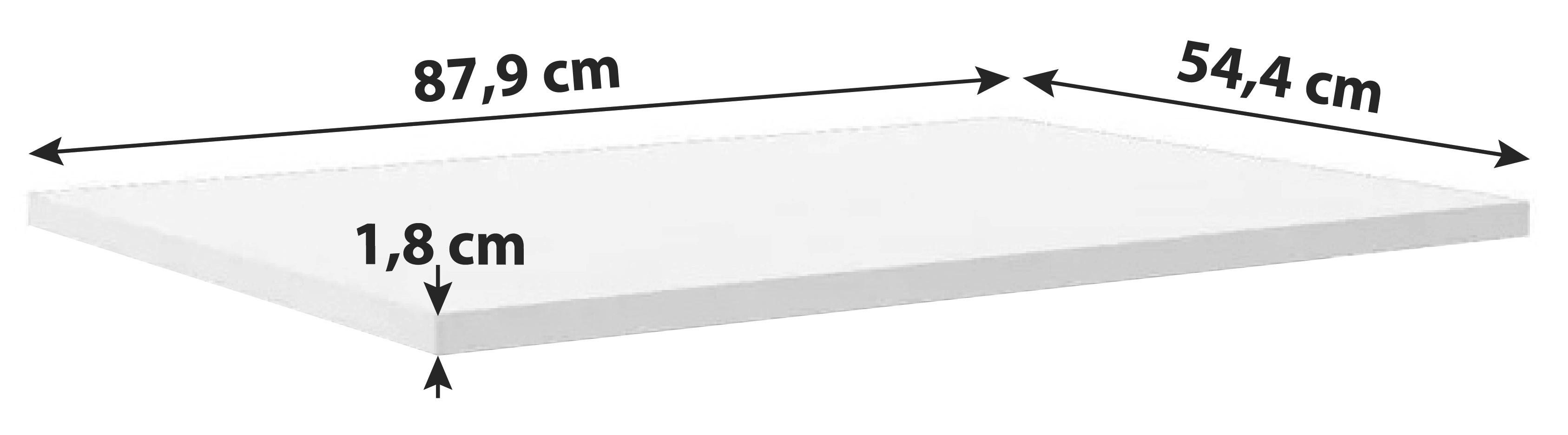 Sada Vkladacích Políc Unit - hnedá, Moderný, kompozitné drevo (87,9cm) - Ondega