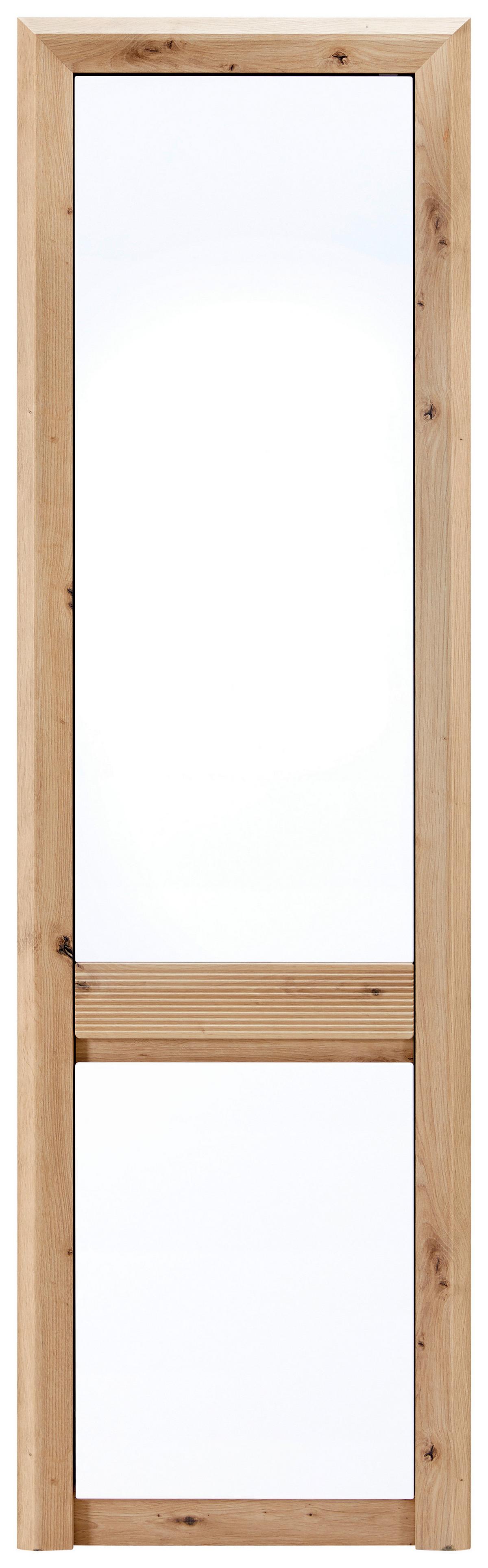 Mehrzweckschrank Kashmir Eiche Dekor/Weiß BxH 57x192 cm - Eichefarben/Weiß, MODERN, Holzwerkstoff (57/192/41cm) - James Wood
