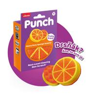 Špongia ORANGE PUNCH VILEDA PUNCH ORANGE HUBKA - oranžová, Basics, plast (10,2/3,2/15cm) - Vileda