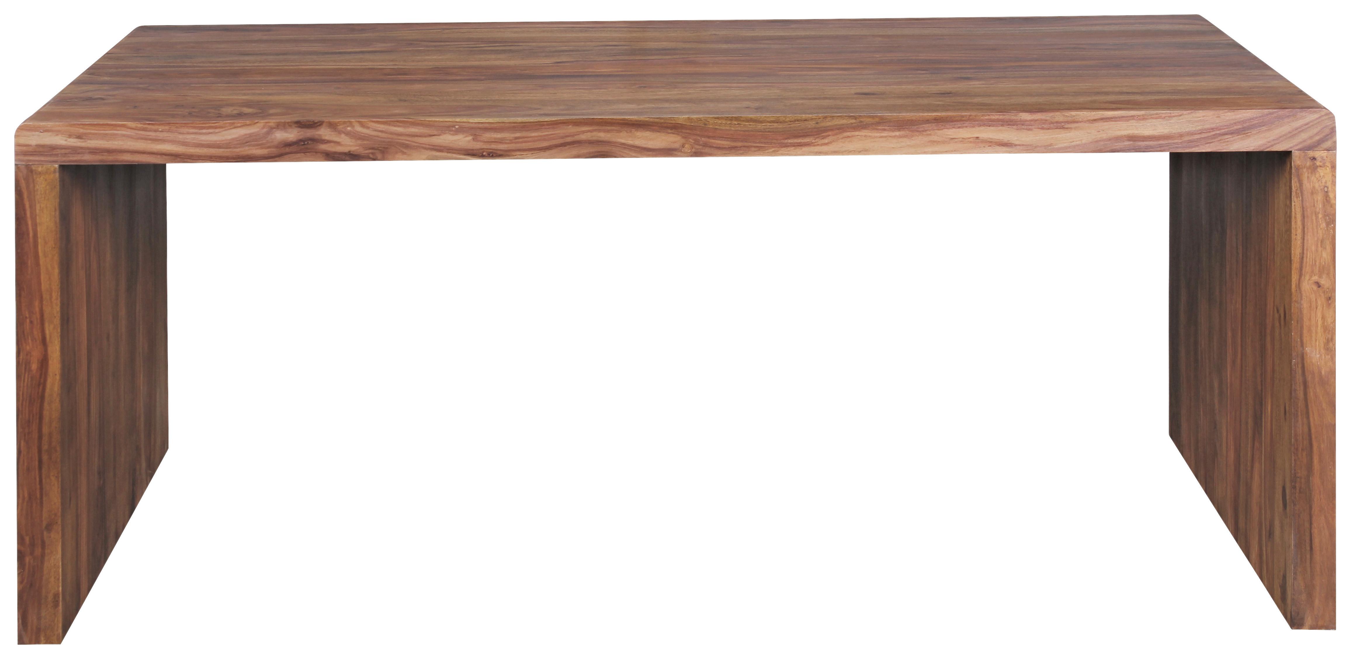 Schreibtisch Sheesham Sheeshamfarben B: 100 cm - Sheeshamfarben, Design, Holz (200/100/76cm) - MID.YOU