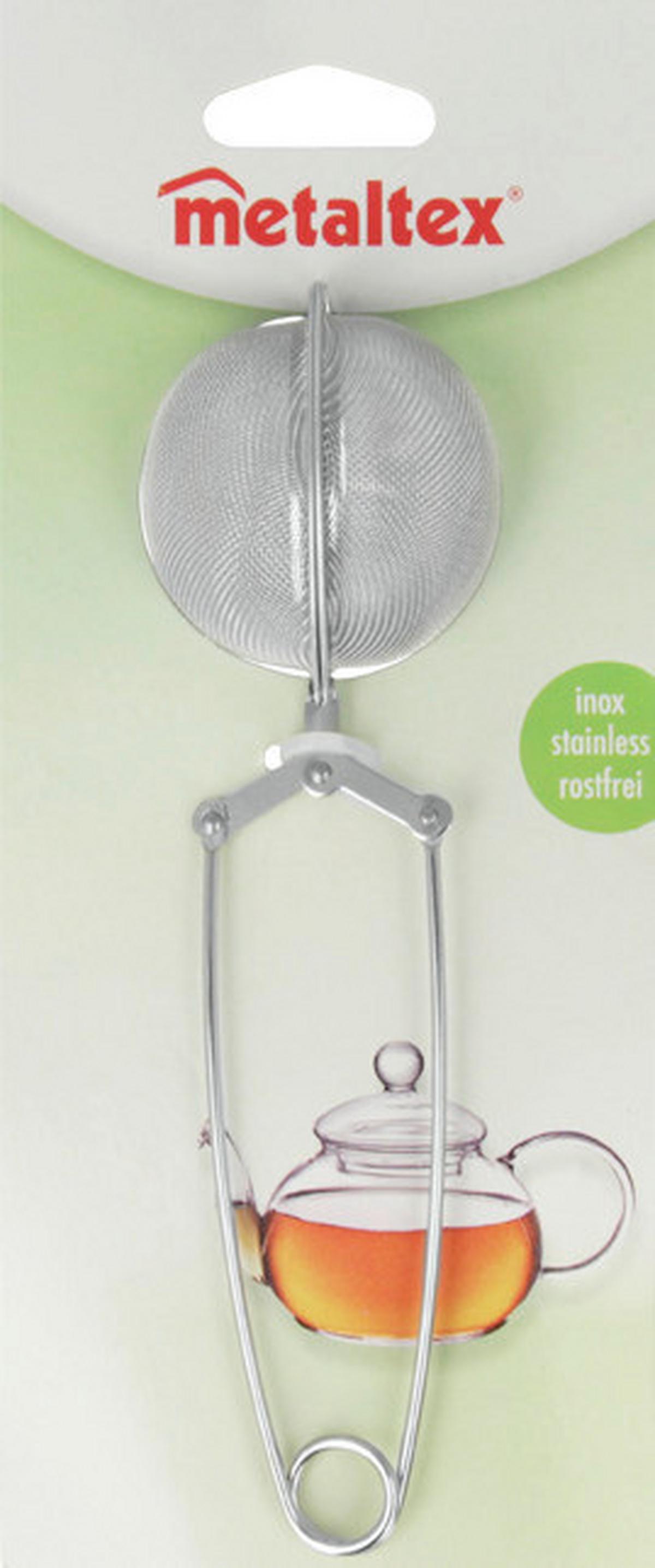 Teaszűrő Mx253812 - fém (22.6/9.4/6cm) - Metaltex