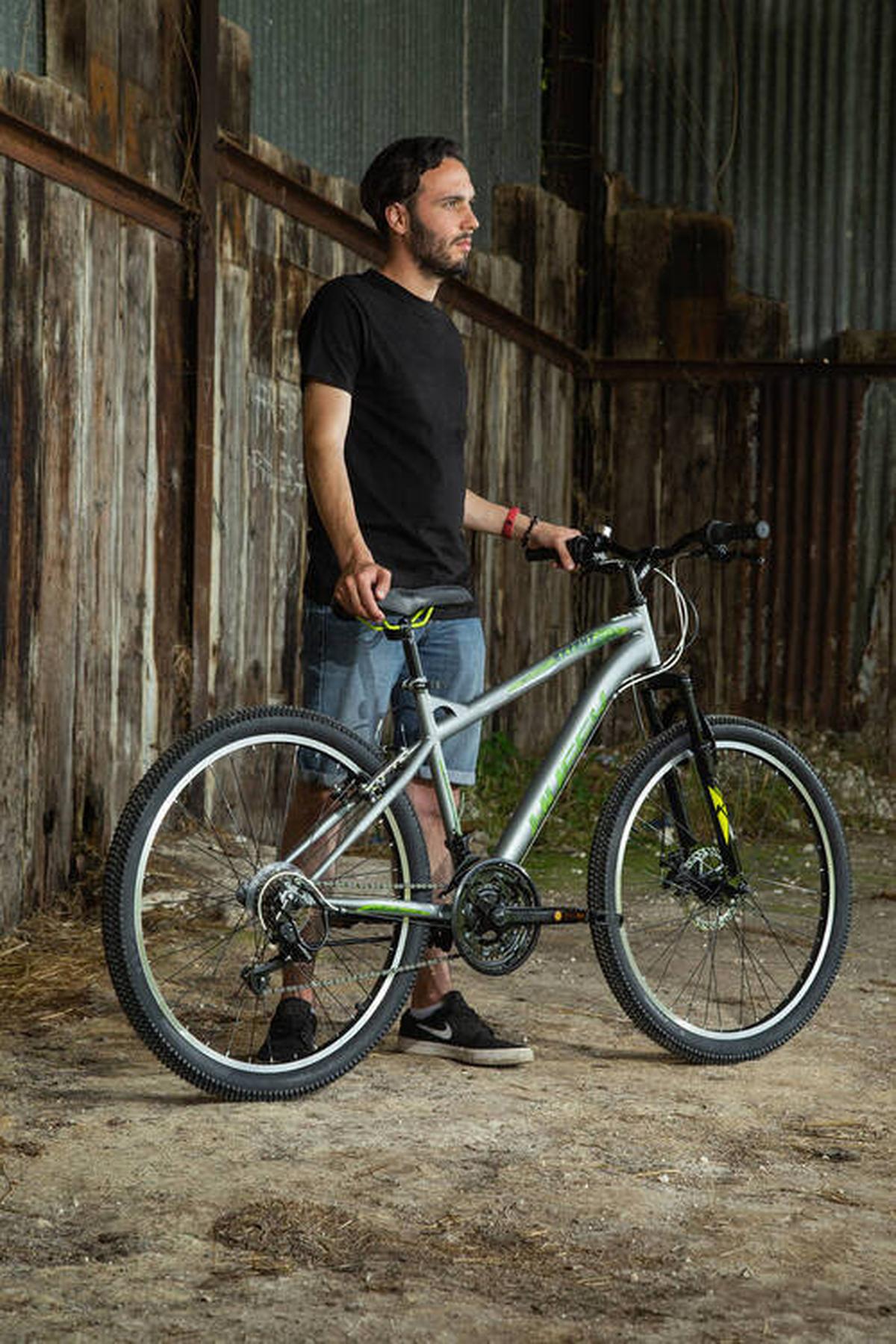 Kinderfahrrad Huffy Extent 26 Zoll Mountain - Edelstahlfarben, Basics, Metall (61,8/177/104,1cm)