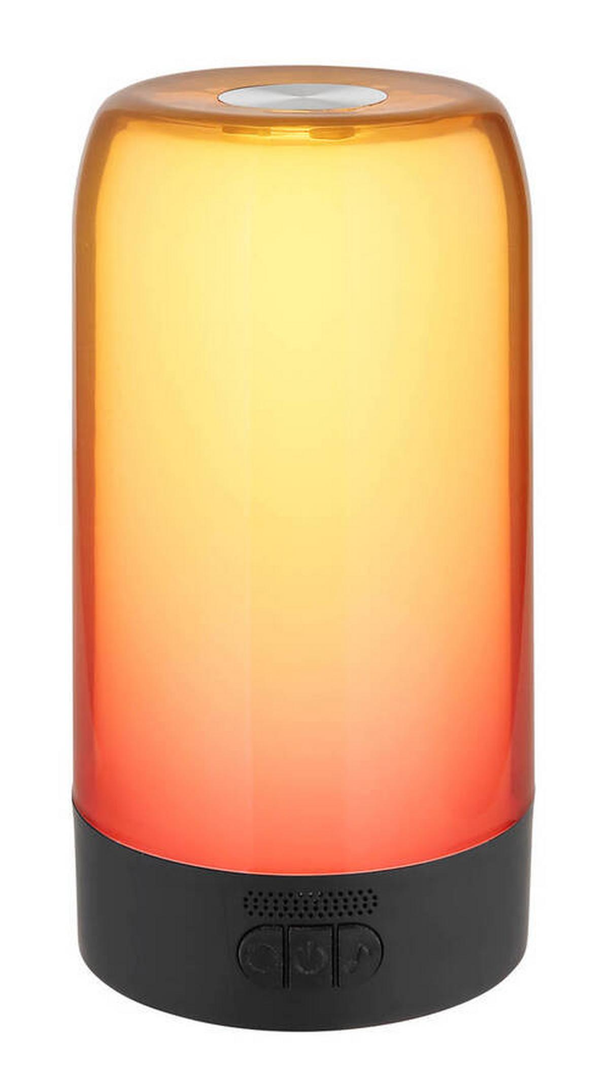 Akku-Tischleuchte 28069 - Silberfarben/Schwarz, Design, Kunststoff/Metall (10/18,8cm) - Globo