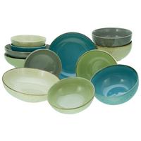 Schüsselset Keramik Multicolor 12-Teilig - Multicolor, Basics, Keramik - Creatable