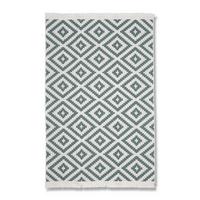 RUČNĚ TKANÝ KOBEREC Inaya 2, 120/170cm - bílá/zelená, Moderní, textil (120/170cm) - Mömax