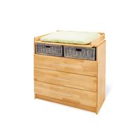 WICKELKOMMODE 132174B NATURA - Buchefarben, Natur, Holz (100/102/55-78cm) - Pinolino