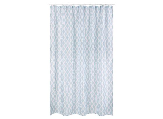 Duschvorhang Frankfurt - Blau, KONVENTIONELL, Textil (180/200cm) - Ombra Duschvorhang Frankfurt - Blau, KONVENTIONELL, Textil (180/200cm) - Ombra