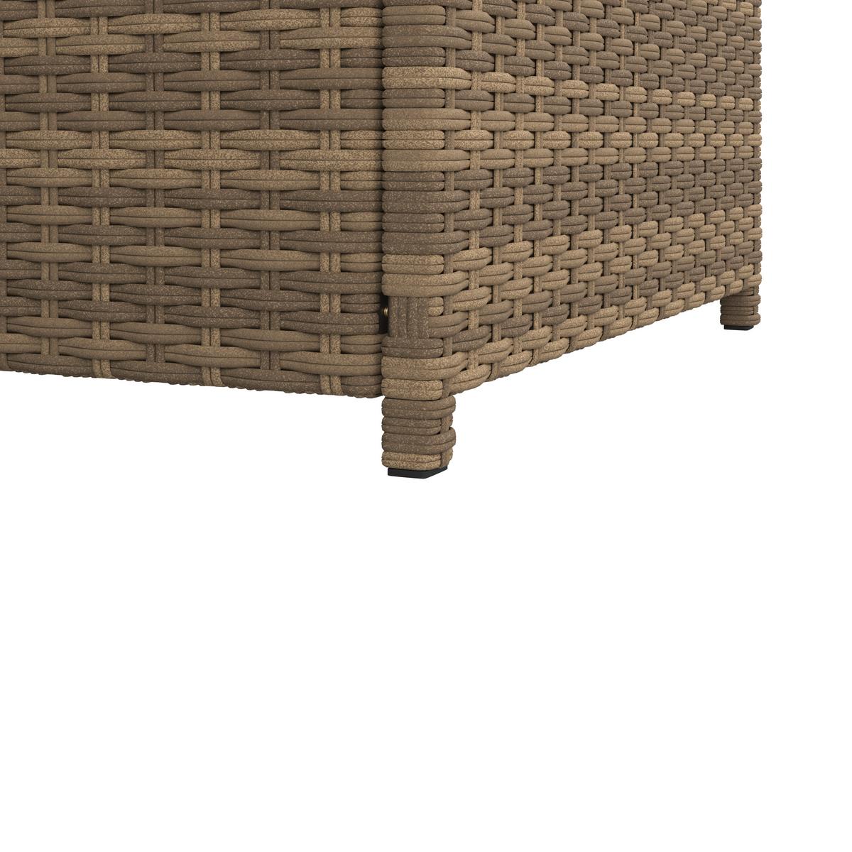 Loungegarnitur Bellagio - Gelb/Grau, MODERN, Kunststoff/Textil (178/67,5/67,5cm) - Beldano