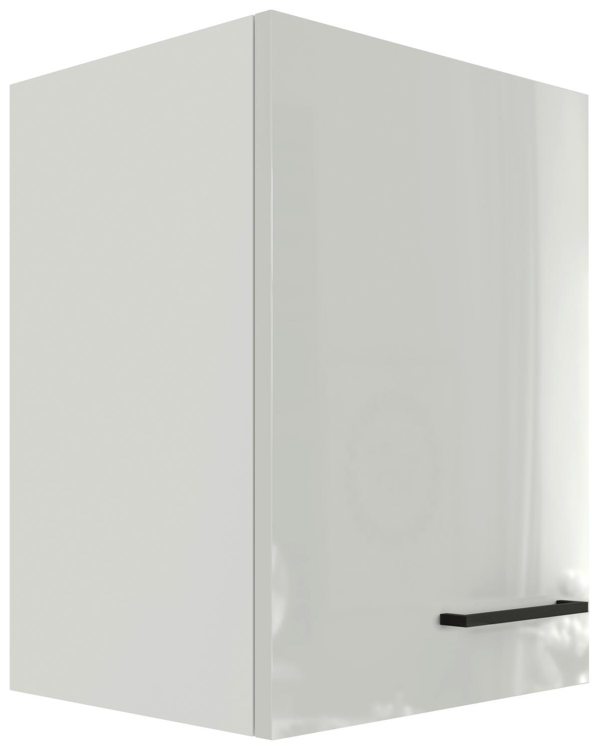 Horná kuchynská skrinka LEVI LEVI - čierna/sivá, Modern, kov/kompozitné drevo (40/54/32cm) - FlexWell