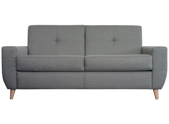 Schlafsofa Oskar Webstoff Hellgrau B: 187cm - Buchefarben/Hellgrau, MODERN, Holz/Holzwerkstoff (187/89/97cm) Schlafsofa Oskar Webstoff Hellgrau B: 187cm - Buchefarben/Hellgrau, MODERN, Holz/Holzwerkstoff (187/89/97cm)