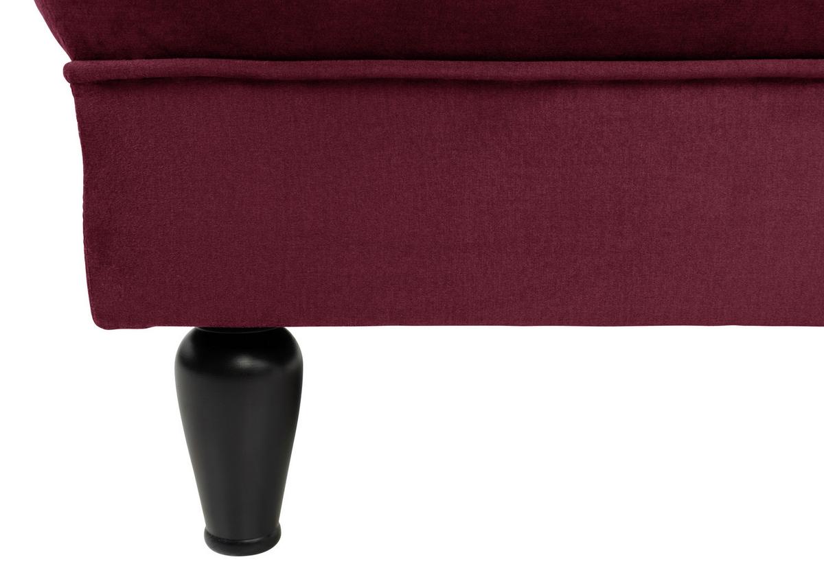 Hocker Cupido - Rot/Schwarz, Design, Textil (82/44/82cm) - MID.YOU