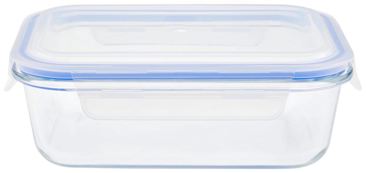 Vorratsdose Kimi - Blau/Klar, Basics, Glas/Kunststoff (19,8/14,8/5,8cm) - James Wood