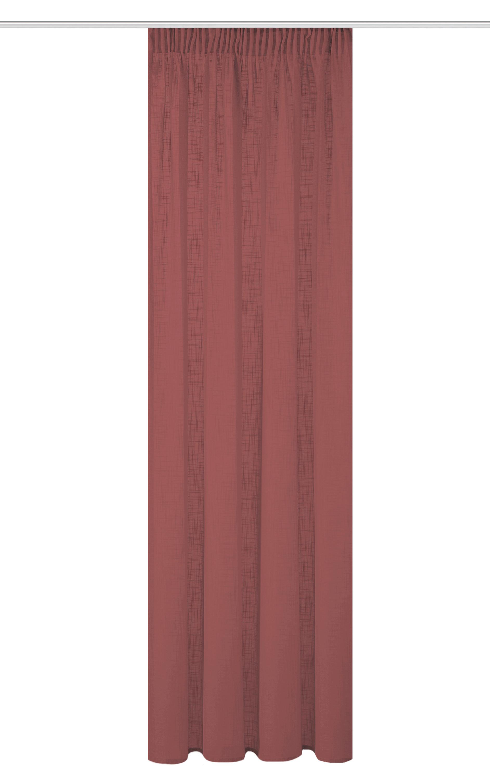 Fertigvorhang Softy - Beere, Basics, Textil (140/225cm)