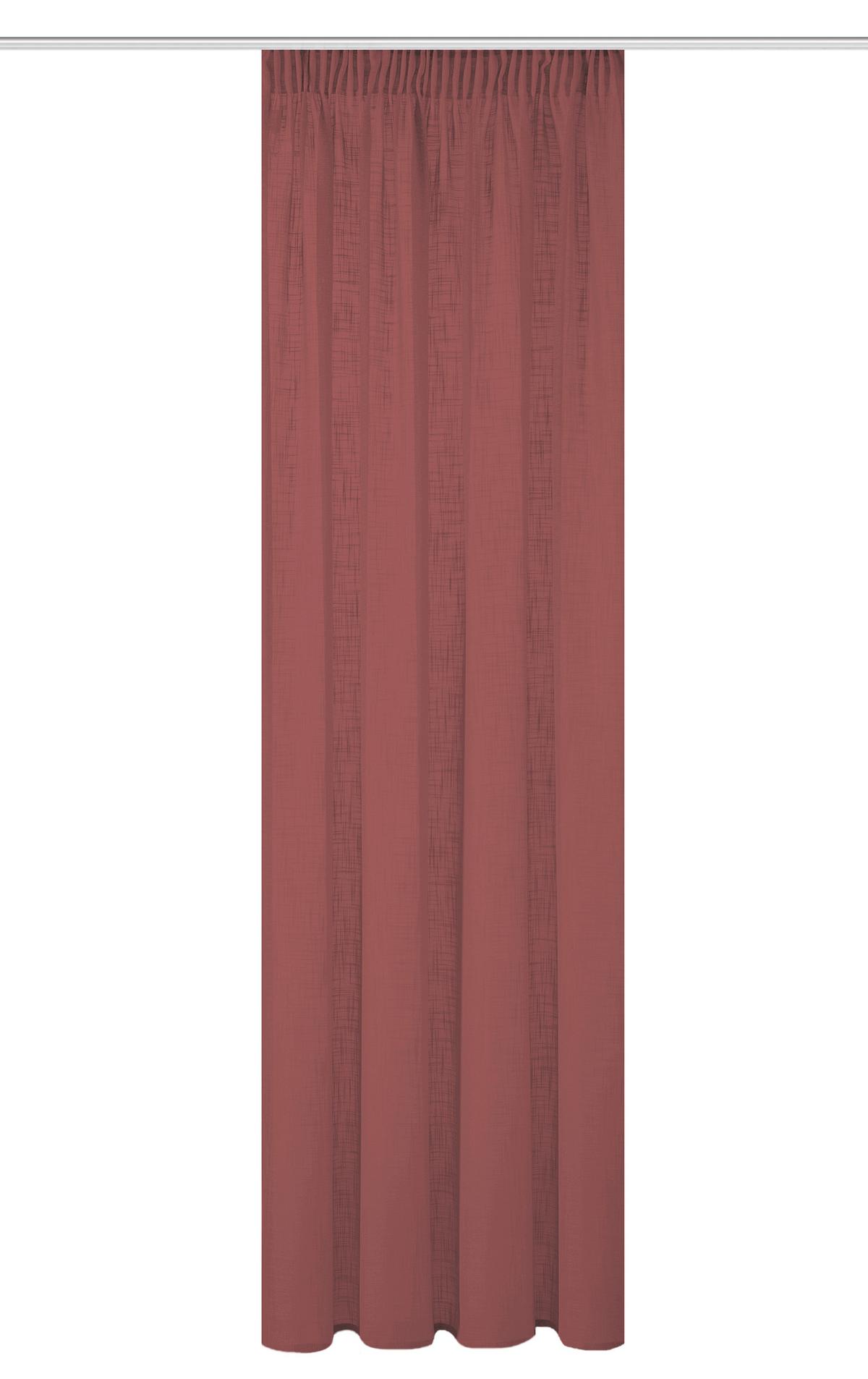 Fertigvorhang Softy - Beere, Basics, Textil (140/225cm)