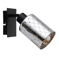 STRAHLER Chromfarben, ca. 8x16,5x20 cm - Klar/Chromfarben, Basics, Glas/Metall (8/16,5/20cm) - Globo