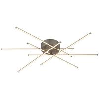 STROPNÉ LED SVIETIDLO SPICE - niklová, Modern, kov/plast (67/67/9cm) - Mömax