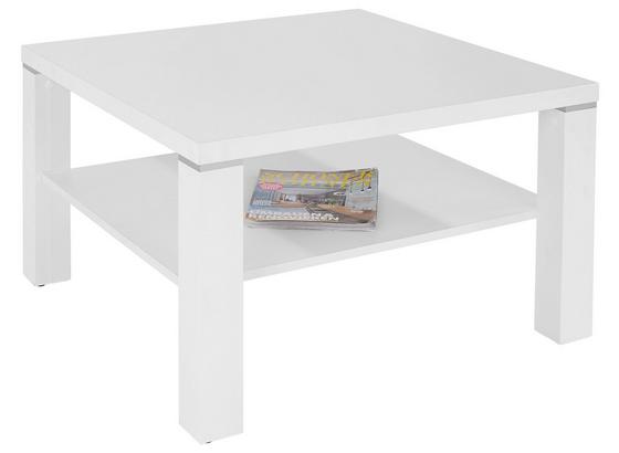 Dohányzóasztal Coffee 2 - Fehér, modern, Faalapú anyag (75/45/75cm) Dohányzóasztal Coffee 2 - Fehér, modern, Faalapú anyag (75/45/75cm)