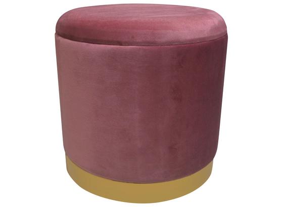Taburet S Úložným Priestorom Velvet - ružová, Moderný, kompozitné drevo/textil (35/35/35cm) Taburet S Úložným Priestorom Velvet - ružová, Moderný, kompozitné drevo/textil (35/35/35cm)