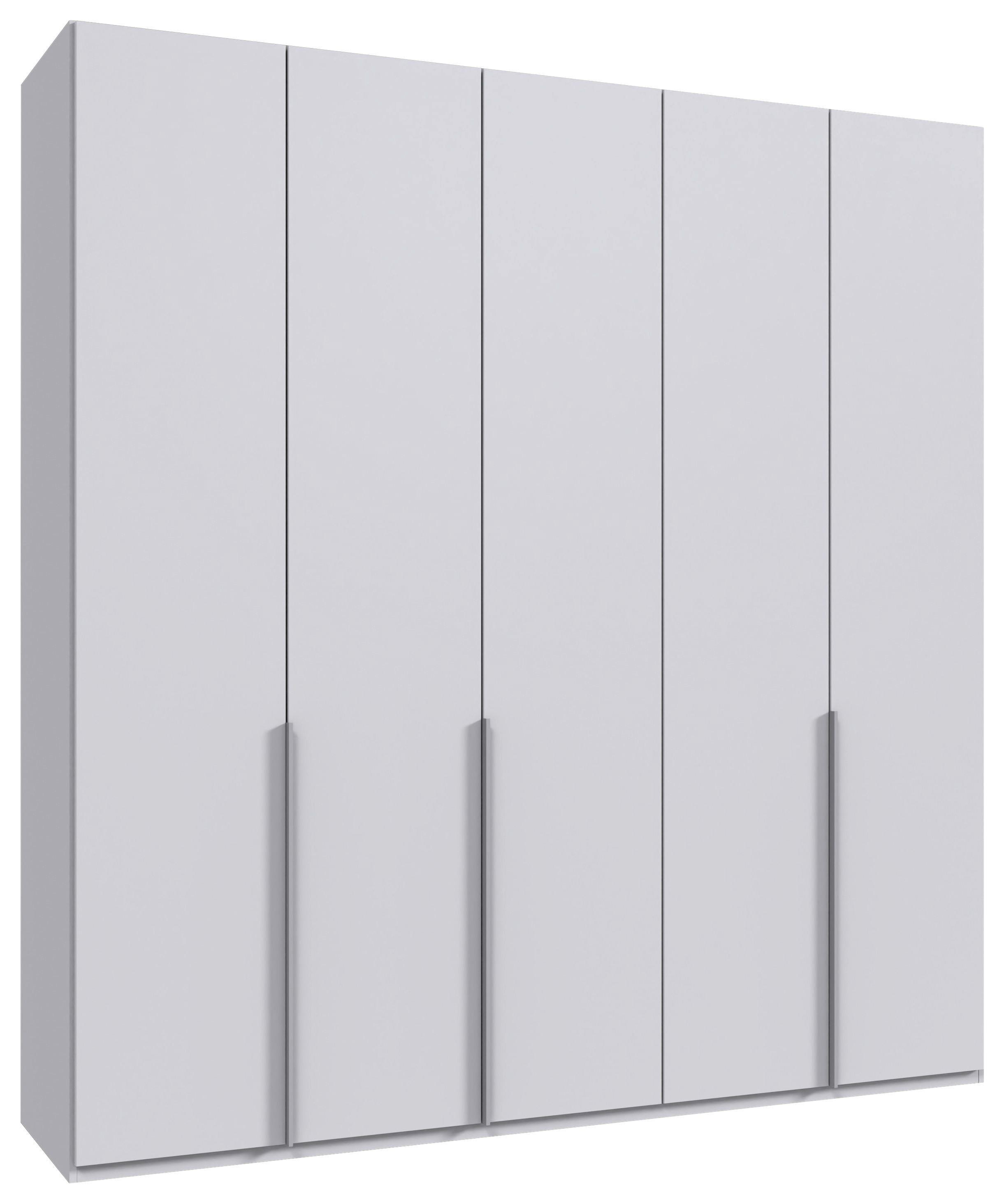 Drehtürenschrank New York Weiß B: 225 cm - Weiß, MODERN, Holzwerkstoff (225/236/58cm) - MID.YOU