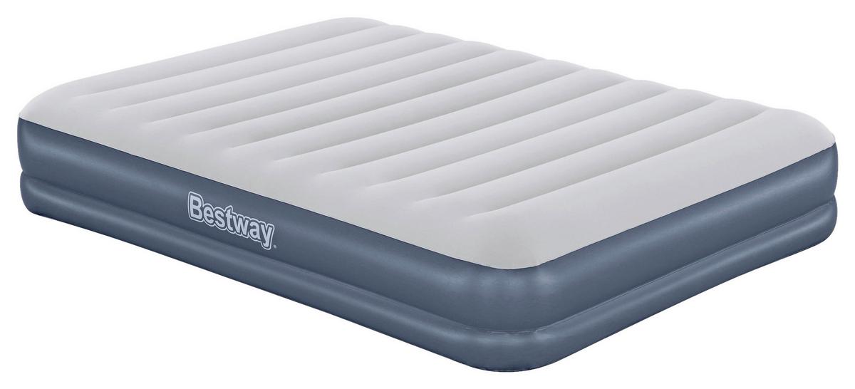 Felfújható Ágy Hubert Kb. 203/152cm - világosszürke/sötétkék, Konventionell, műanyag/fém (203/152/36cm) - Bestway